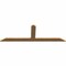Ekena Millwork Portland Smooth Timber Gable Bracket, Western Red Cedar, 84"W x 28"H x 1 1/2"D x 5 1/2"F, 8/12 Pitch GBW084X28X0206POR00SWR - alternate 3